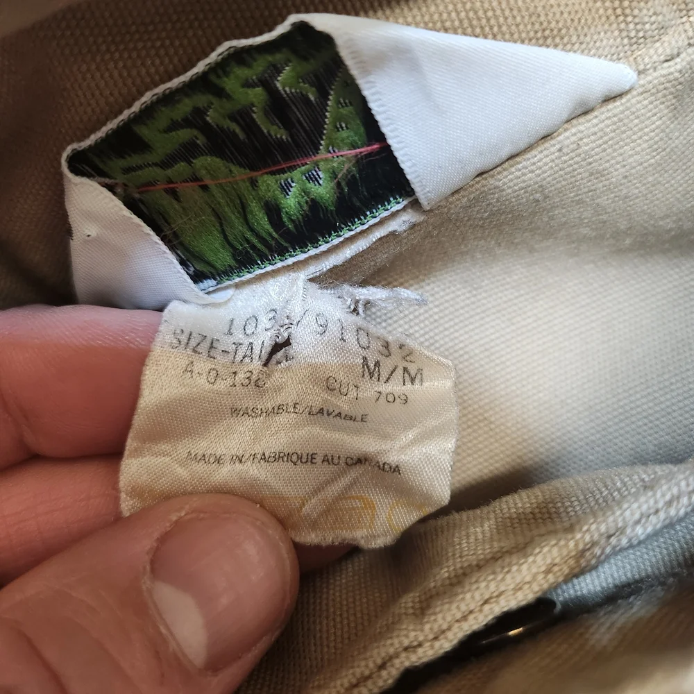 Lacoste Men's Beige Jacket Vintage 80s Made In Canada Rare - Picture 6 of 8